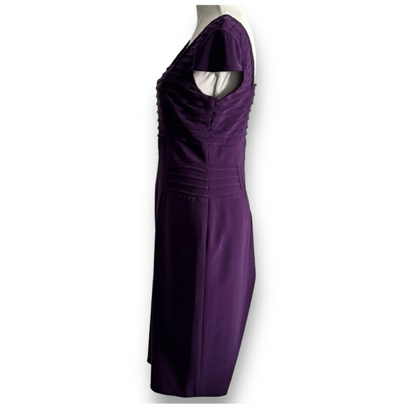 Adrianna Papell Dress Purple - Picture 3 of 6